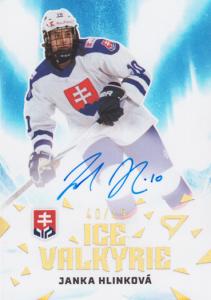 Hlinková Janka 2025 Hokejové Slovensko Ice Valkyrie Auto #IVS-JH