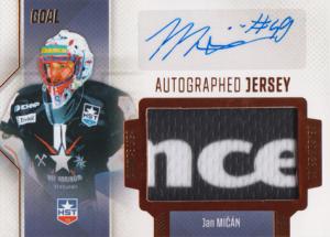 Mičán Jan 22-23 GOAL Cards Chance liga Autographed Jersey #JA-32