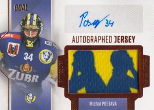Postava Michal 22-23 GOAL Cards Chance liga Autographed Jersey #JA-34