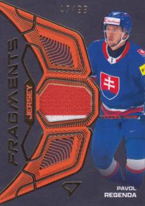 Regenda Pavol 2025 Hokejové Slovensko Jersey Fragments Level 1 #JF-PR