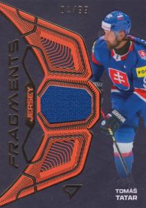 Tatar Tomáš 2025 Hokejové Slovensko Jersey Fragments Level 1 #JF-TT