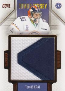 Král Tomáš 22-23 GOAL Cards Chance liga Jumbo Jersey #J-29