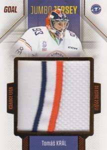 Král Tomáš 22-23 GOAL Cards Chance liga Jumbo Jersey #J-29