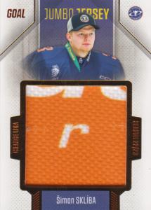Sklíba Šimon 22-23 GOAL Cards Chance liga Jumbo Jersey #J-30