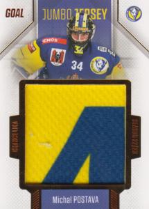 Postava Michal 22-23 GOAL Cards Chance liga Jumbo Jersey #J-34