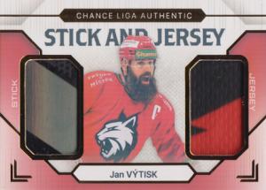 Výtisk Jan 23-24 GOAL Cards Chance liga Stick and Jersey Gold #SJ-12