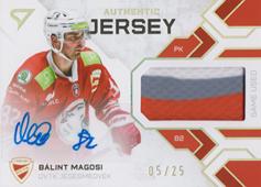 Magosi Bálint 20-21 Tipos Extraliga Authentic Jersey Auto #JS08