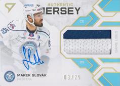 Slovák Marek 20-21 Tipos Extraliga Authentic Jersey Auto #U-JS09