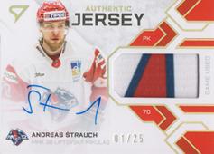 Štrauch Andreas 20-21 Tipos Extraliga Authentic Jersey Auto #U-JS12