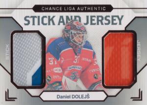 Dolejš Daniel 23-24 GOAL Cards Chance liga Stick and Jersey Bronze #SJ-7