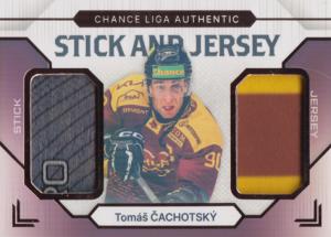 Čachotský Tomáš 23-24 GOAL Cards Chance liga Stick and Jersey Bronze #SJ-9