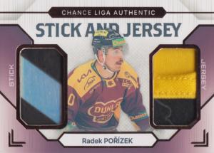 Pořízek Radek 23-24 GOAL Cards Chance liga Stick and Jersey Bronze #SJ-10