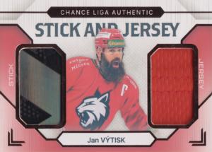 Výtisk Jan 23-24 GOAL Cards Chance liga Stick and Jersey Bronze #SJ-12