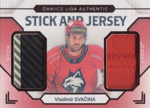 Svačina Vladimír 23-24 GOAL Cards Chance liga Stick and Jersey Bronze #SJ-13