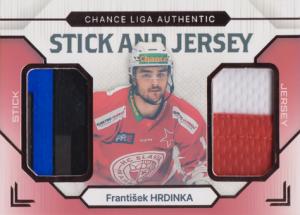 Hrdinka František 23-24 GOAL Cards Chance liga Stick and Jersey Bronze #SJ-14