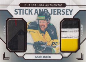Rulík Adam 23-24 GOAL Cards Chance liga Stick and Jersey Bronze #SJ-15