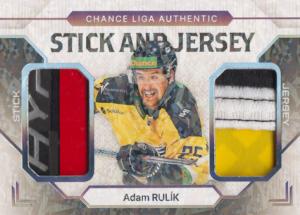 Rulík Adam 23-24 GOAL Cards Chance liga Stick and Jersey Neon #SJ-15