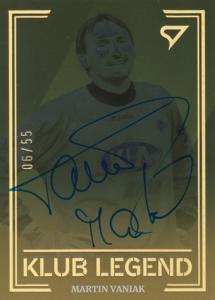 Vaniak Martin 24-25 Chance Liga Klub Legend Auto Limited #KL44