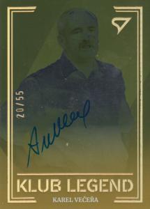 Večeřa Karel 24-25 Chance Liga Klub Legend Auto Limited #KL45