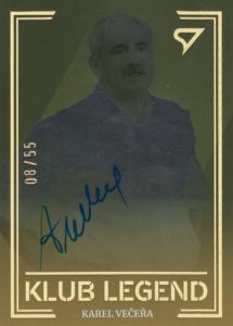 Večeřa Karel 24-25 Chance Liga Klub Legend Auto Limited #KL45