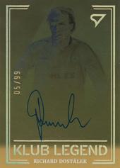 Dostálek Richard 20-21 Fortuna Liga Klub Legend Auto Limited #KL1