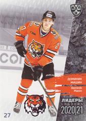 Mašín Dominik 2021 KHL Exclusive Leaders Reagular Season KHL #LDR-SEA-010