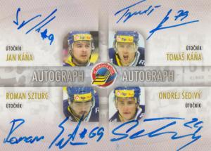 Káňa Káňa Szturc Šedivý 11-12 HC Vítkovice Steel Limited #41