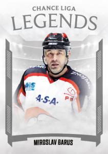 Barus Miroslav 23-24 GOAL Cards Chance liga Legends #LL-BAM