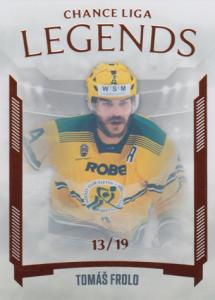 Frolo Tomáš 23-24 GOAL Cards Chance liga Legends Parallel #LL-FRT