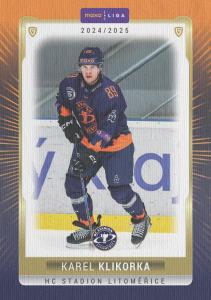 Klikorka Karel 24-25 GOAL Cards Maxa liga Canvas #LIT-06