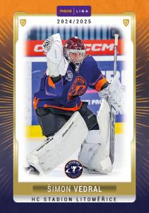 Vedral Šimon 24-25 GOAL Cards Maxa liga #LIT-26