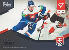 Nemec Šimon 2023 Hokejové Slovensko LIVE #L-06