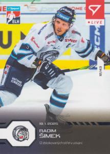 Šimek Radim 24-25 Tipsport Extraliga LIVE #L-75