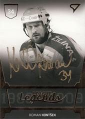 Kontšek Roman 18-19 Tipsport Liga League Legends Gold Auto #LL4
