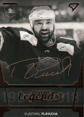 Plavucha Vlastimil 18-19 Tipsport Liga League Legends Gold Auto #LL6