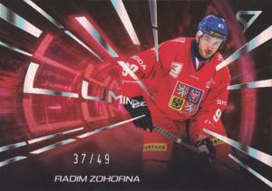 Zohorna Radim 2025 Hokejové Česko Luminous Red #LS-27 Zohorna Radim 2025 Hokejové Česko Luminous Red #LS-27
