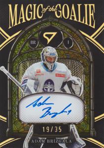 Brízgala Adam 25-26 Tipsport Extraliga Magic of the Goalie Gold Auto #MGS-AB