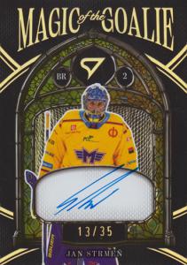 Strmeň Jan 25-26 Tipsport Extraliga Magic of the Goalie Gold Auto #MGS-JS