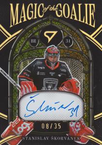 Škorvánek Stanislav 25-26 Tipsport Extraliga Magic of the Goalie Gold Auto #MGS-SS