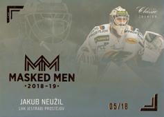 Neužil Jakub 18-19 OFS Chance liga Masked Men Gold Rainbow #MM13