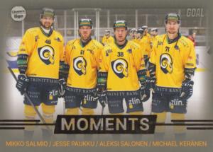 Salmio Paukku Salonen Keränen 23-24 GOAL Cards Chance liga Moments #MOM-04