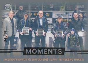 Síň slávy zlínského hokeje 23-24 GOAL Cards Chance liga Moments Silver #MOM-09