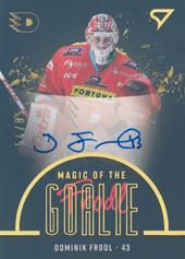 Frodl Dominik 22-23 Tipsport Extraliga Magic of the Goalie Auto #MGS-DF