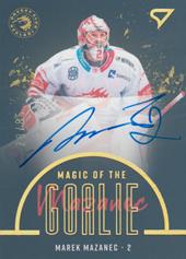 Mazanec Marek 22-23 Tipsport Extraliga Magic of the Goalie Auto #MGS-MM