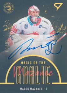 Mazanec Marek 22-23 Tipsport Extraliga Magic of the Goalie Auto #MGS-MM
