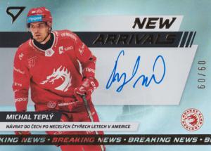Teplý Michal 24-25 Tipsport Extraliga New Arrivals Auto #NAS-MT