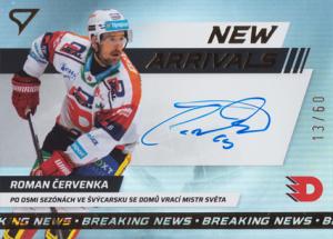 Červenka Roman 24-25 Tipsport Extraliga New Arrivals Auto #NAS-RC
