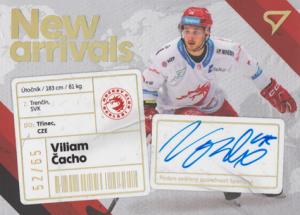 Čacho Viliam 23-24 Tipsport Extraliga New Arrivals Auto #NAS-VC