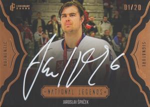 Špaček Jaroslav 2024 LC Expectations Authentic Signature National Legends Gold #NL-04