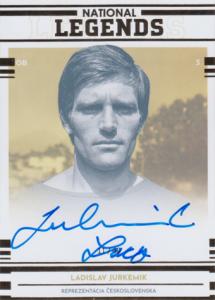 Jurkemik Ladislav 19-20 Futbalové Slovensko National Legends Autograph #L06